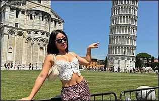Gorgeous asian babe Nicole Doshi loves posing for camera