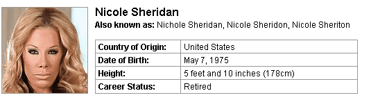 Pornstar Nicole Sheridan