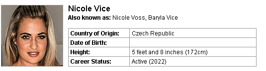 Pornstar Nicole Vice