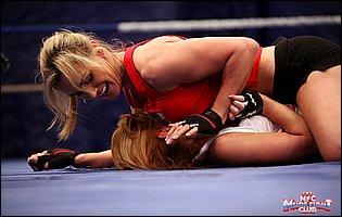 Hot wrestling match between Nikita Williams and Tanya Tate