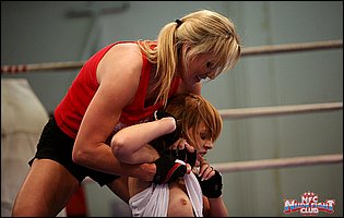 Hot wrestling match between Nikita Williams and Tanya Tate