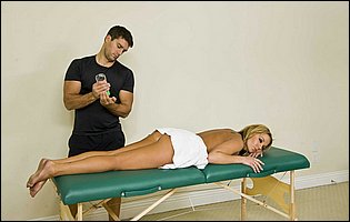 Nikki Sexx having hot sex with handsome masseur