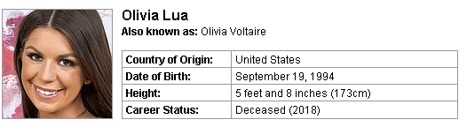 Pornstar Olivia Lua