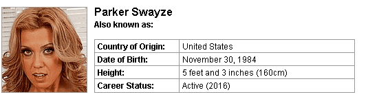 Pornstar Parker Swayze