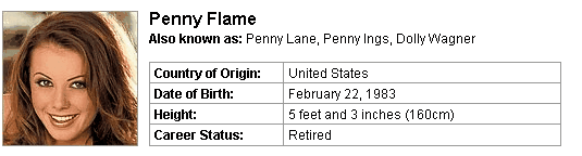 Pornstar Penny Flame