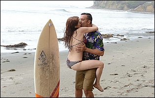 Penny Pax getting fucked hard on the beach
