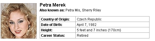 Pornstar Petra Merek