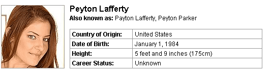Pornstar Peyton Lafferty