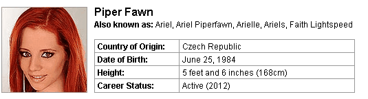 Pornstar Piper Fawn