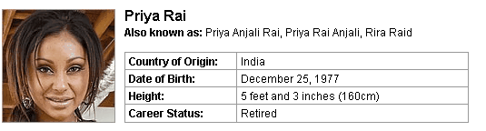 Pornstar Priya Rai