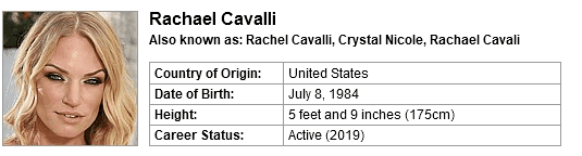 Pornstar Rachael Cavalli
