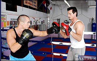 Rachel Roxxx getting fucked by muscular guy in the ring