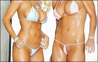 Bikini MILFs Rhylee Richards and Rhyse Richards exposing amazing bodies