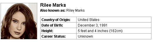 Pornstar Rilee Marks