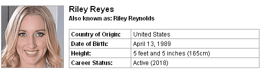 Pornstar Riley Reyes