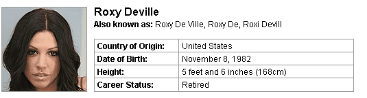Pornstar Roxy Deville