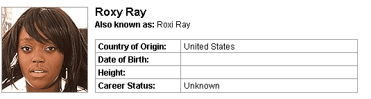 Pornstar Roxy Ray