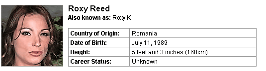 Pornstar Roxy Reed