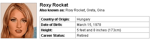 Pornstar Roxy Rockat