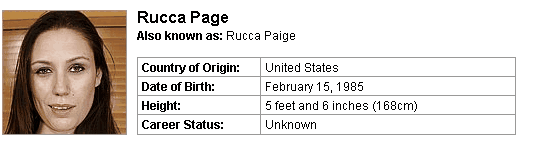 Pornstar Rucca Page