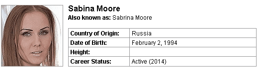 Pornstar Sabina Moore