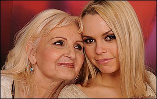 Sabrina Blond having hot sex with naughty granny