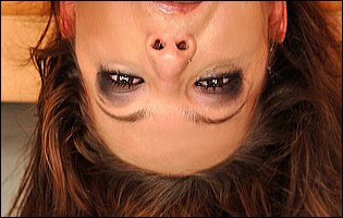 Beautiful Sabrina Sweet giving extreme deep throat blowjob