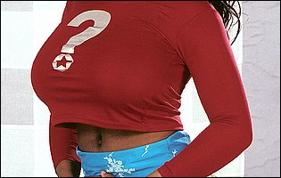 Sammie Black exposing her huge natural boobs
