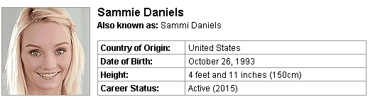 Pornstar Sammie Daniels