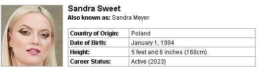 Pornstar Sandra Sweet