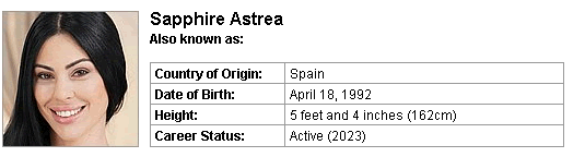 Pornstar Sapphire Astrea