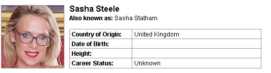 Pornstar Sasha Steele