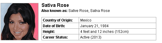 Pornstar Sativa Rose