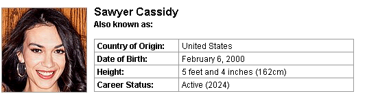 Pornstar Sawyer Cassidy