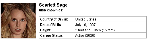 Pornstar Scarlett Sage