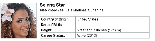 Pornstar Selena Star