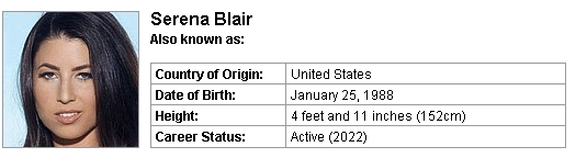 Pornstar Serena Blair