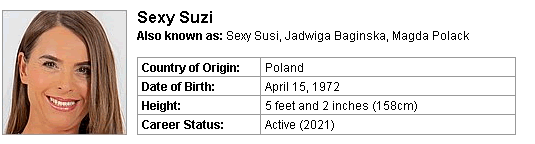 Pornstar Sexy Suzi
