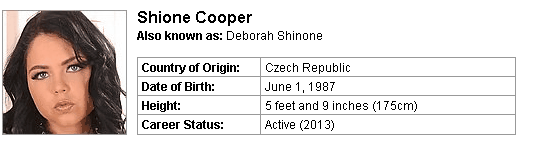 Pornstar Shione Cooper