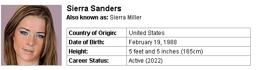 Pornstar Sierra Sanders