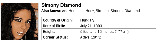 Pornstar Simony Diamond