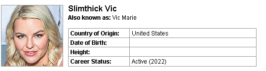 Pornstar Slimthick Vic