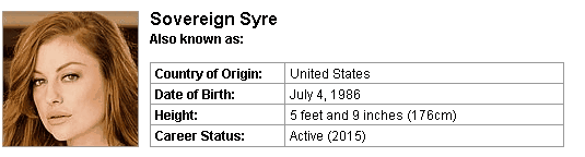 Pornstar Sovereign Syre