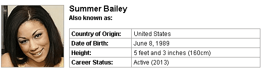 Pornstar Summer Bailey