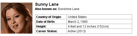 Pornstar Sunny Lane