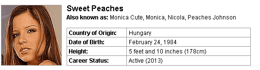 Pornstar Sweet Peaches