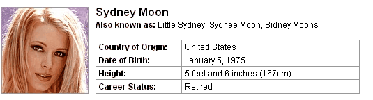 Pornstar Sydney Moon