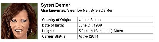 Pornstar Syren Demer