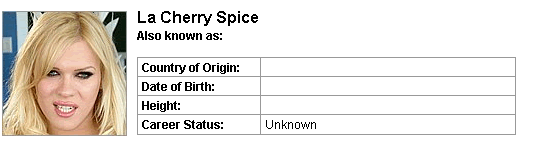 Pornstar La Cherry Spice