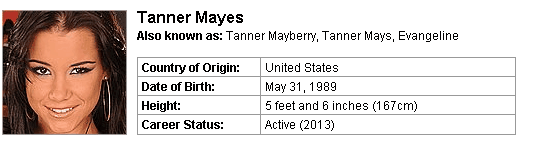 Pornstar Tanner Mayes
